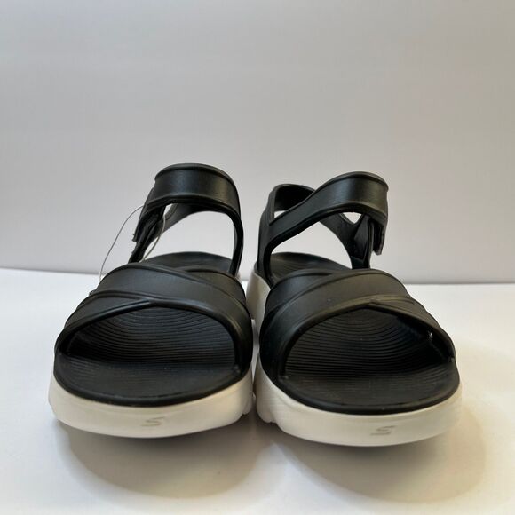 Skechers Foamies Size 9 Women Black Massage Fit Machine Washable Comfort Sandals - Picture 3 of 10